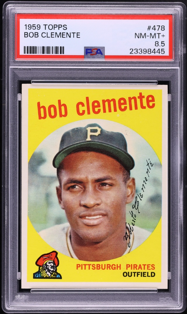 1959 Topps Roberto Clemente #478 PSA 8.5 NM-MT+