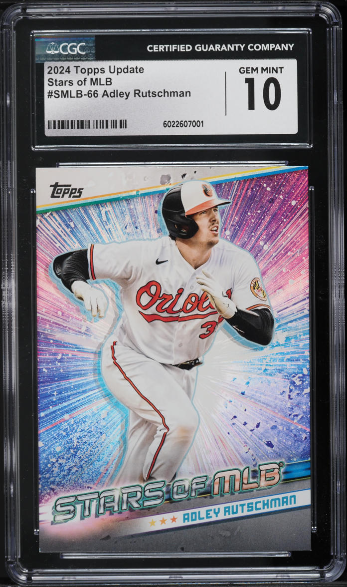 2024 Topps Update Stars Of MLB Adley Rutschman #SMLB-66 CGC 10 GEM MINT
