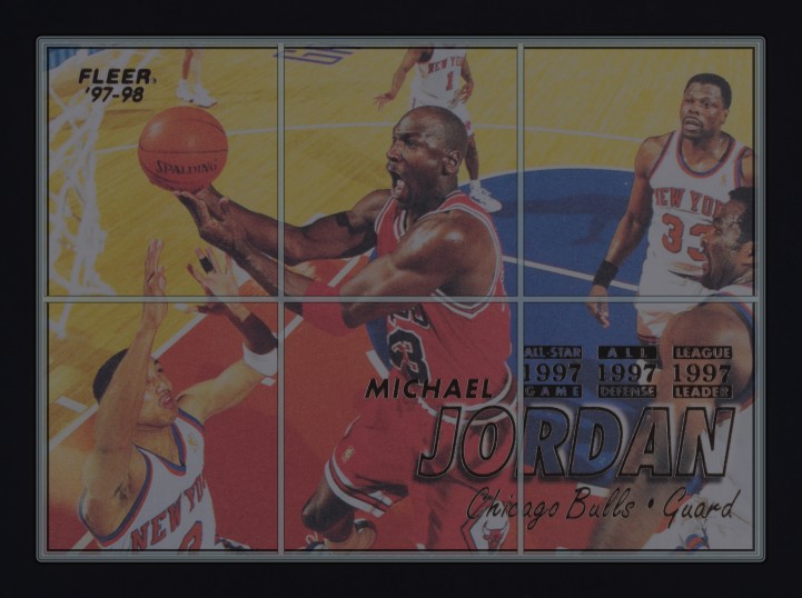 1997 Fleer Basketball Michael Jordan #23 MBA AUTH