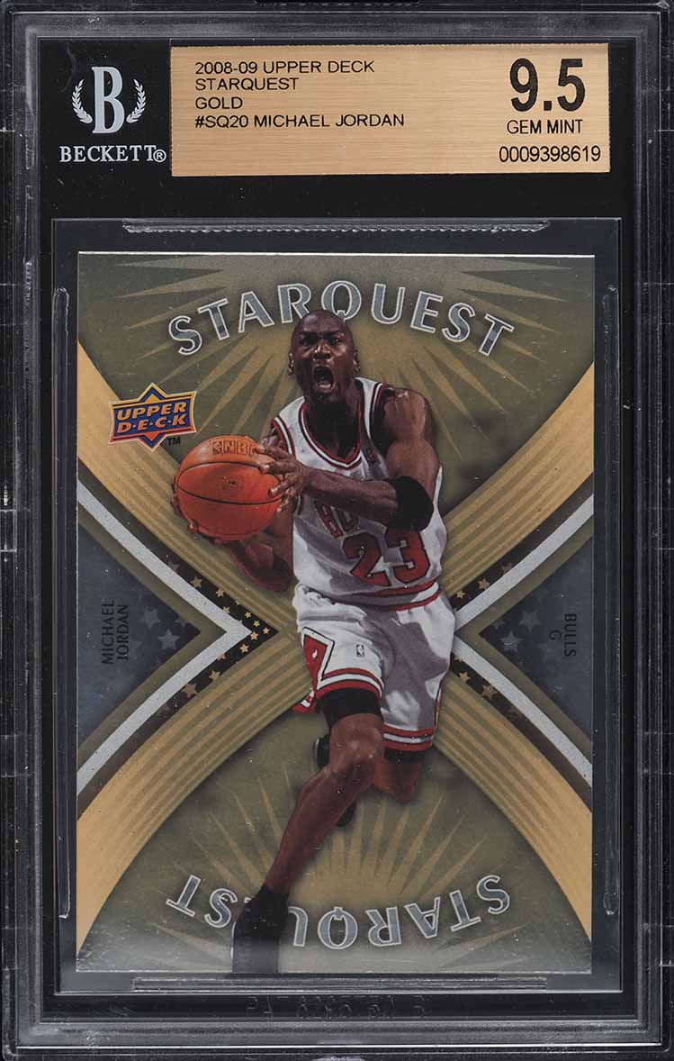 2008 Upper Deck Starquest Black LeBron James #SQ17 BGS 9.5