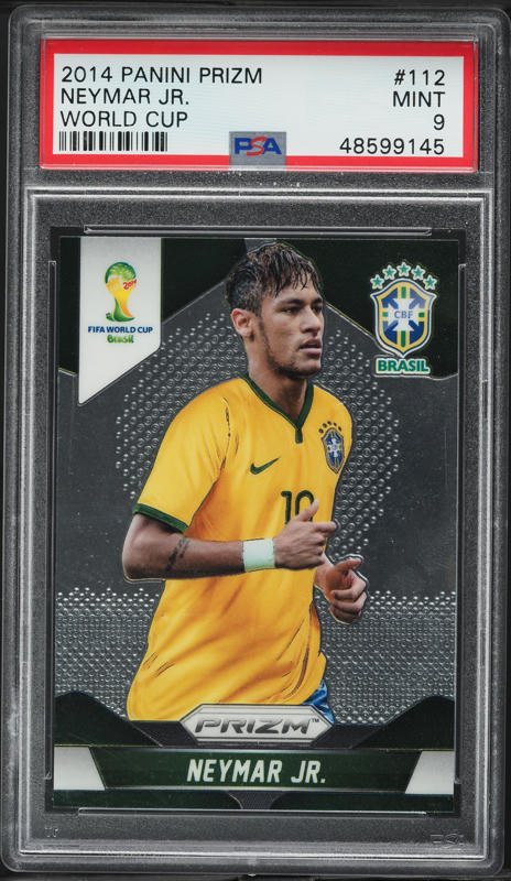2014 Panini Prizm World Cup Neymar Jr AUTO #112 PSA/DNA 10 GEM