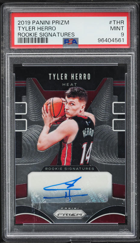 2019 Panini Prizm Signatures Choice Tyler Herro ROOKIE AUTO #RS