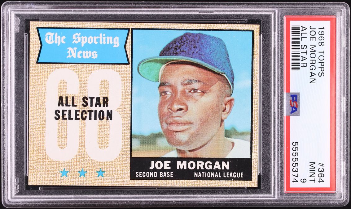1968 Topps Joe Morgan ALL-STAR #364 PSA 9 MINT