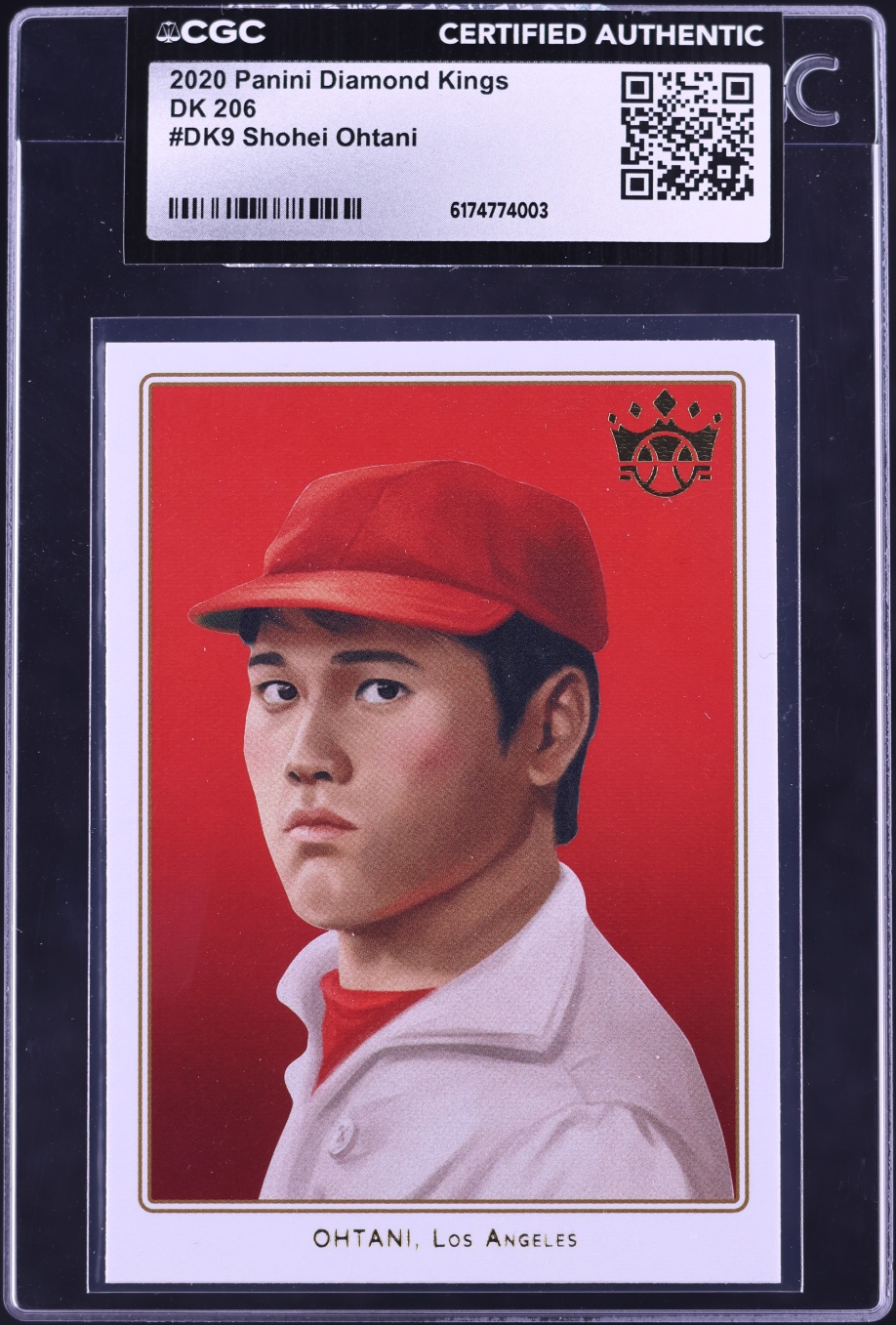 2020 Panini Diamond Kings DK 206 Shohei Ohtani #DK9 CGC AUTH