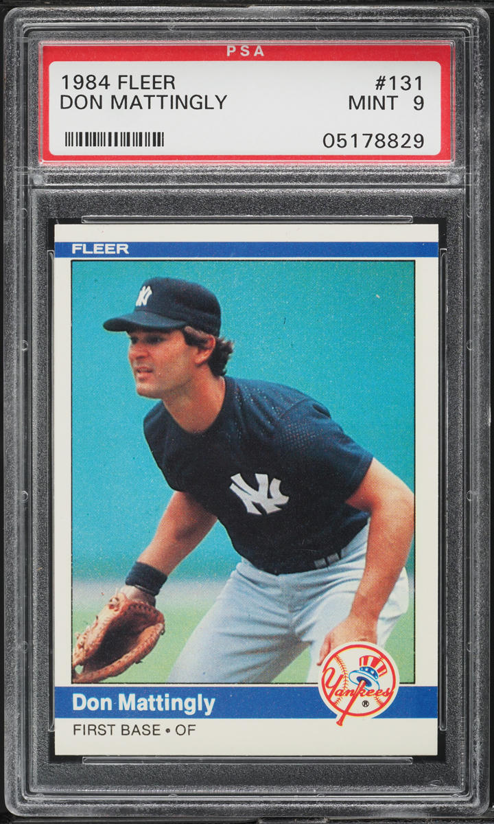 1984 Fleer Don Mattingly ROOKIE #131 PSA 9 MINT