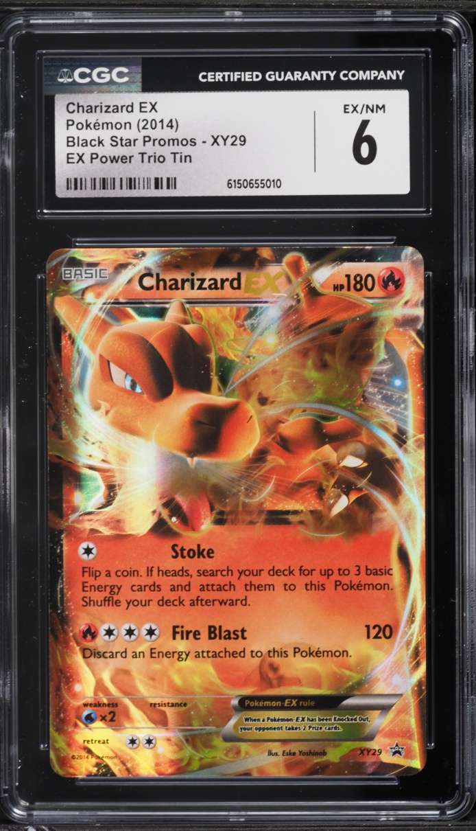 2014 Pokemon XY Promo Holo Charizard EX #XY29 CGC 6 EXMT