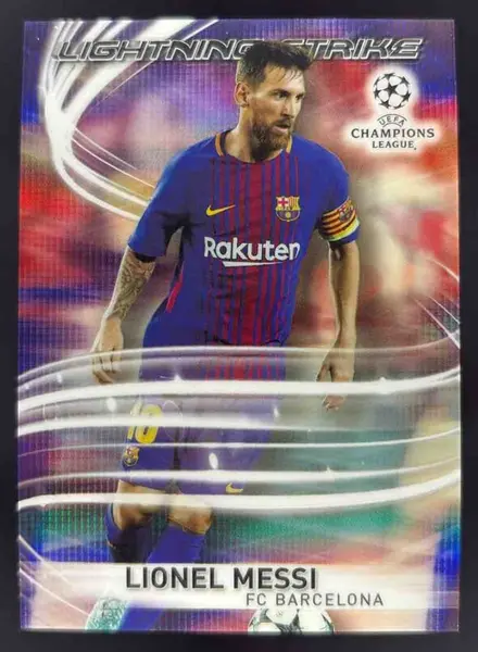 2019 Topps Chrome Sapphire UEFA Champions League Purple Lionel