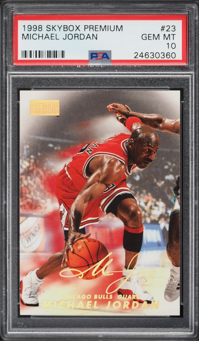 1998 Skybox Premium Michael Jordan #23 PSA 10 GEM MINT