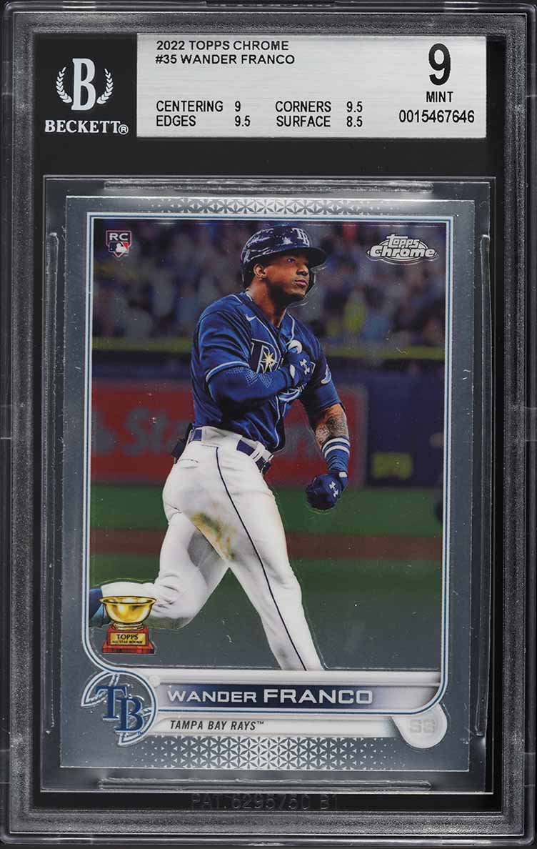 2022 Topps Chrome Wander Franco ROOKIE #35 PSA 10 GEM MINT on