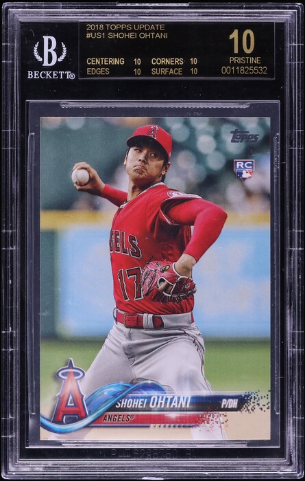 2018 Bowman Shohei Ohtani ROOKIE #49 BGS 9.5 GEM MINT on Fanatics