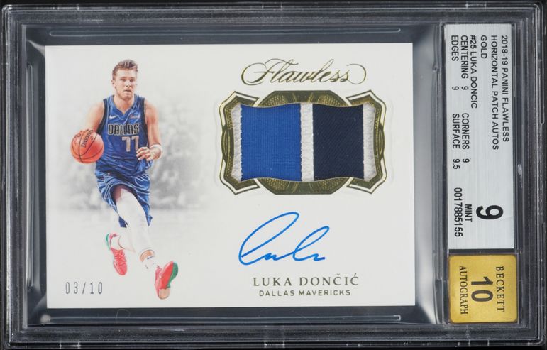 2018 Immaculate Collection Moments White Box Luka Doncic ROOKIE