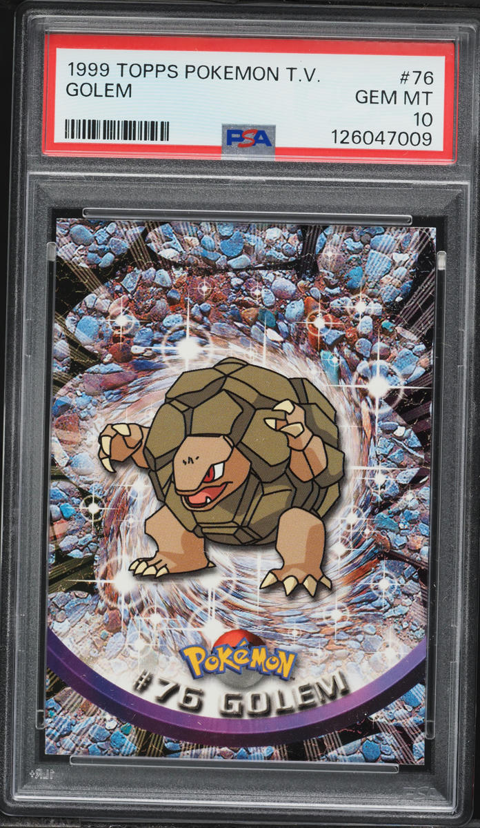1999 Topps Pokemon Series 1 Golem #76 PSA 10 GEM MINT