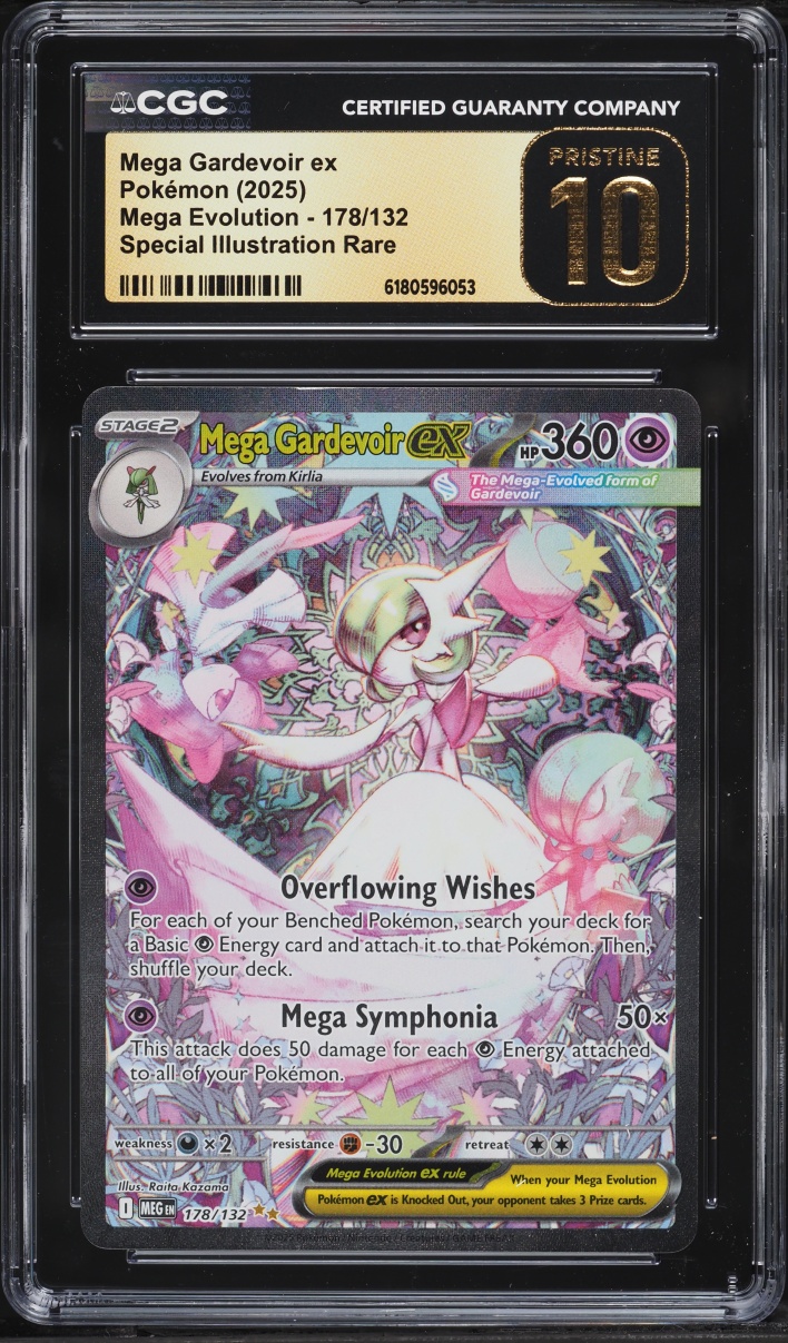 2025 Pokemon Mega Evolution SIR Mega Gardevoir Ex #178 CGC 10 PRISTINE
