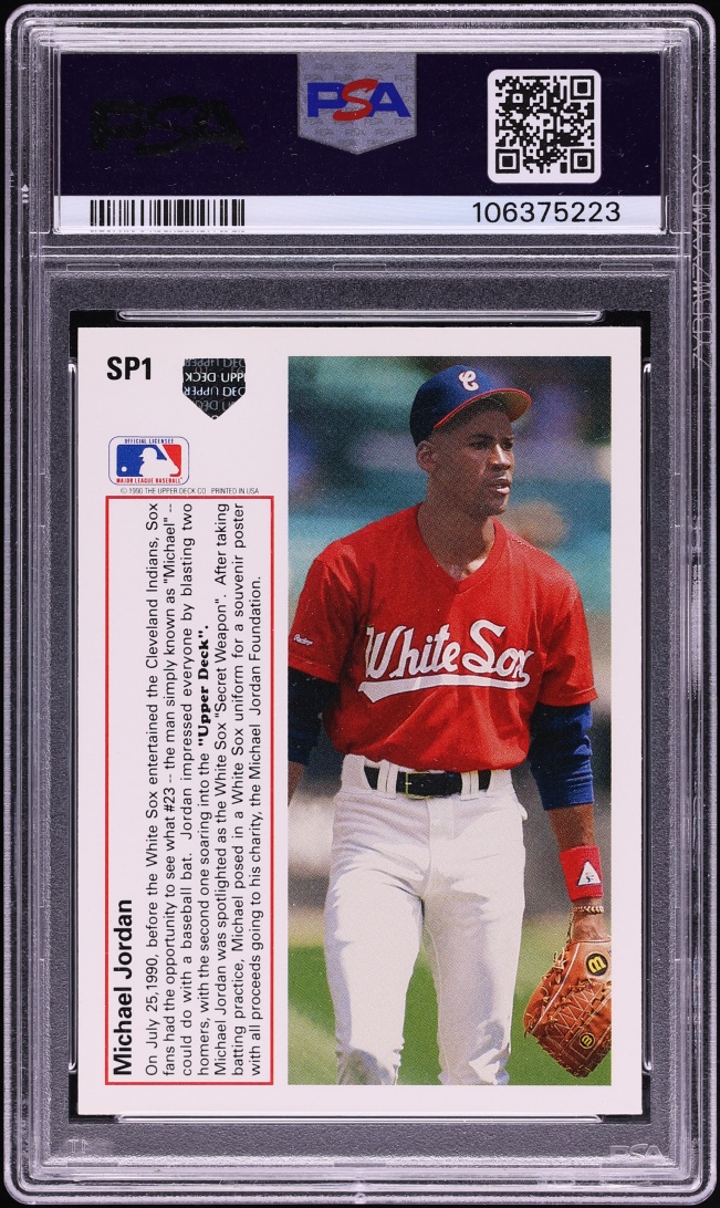 1991 Upper Deck Michael Jordan ROOKIE #SP1 PSA 8 NM-MT