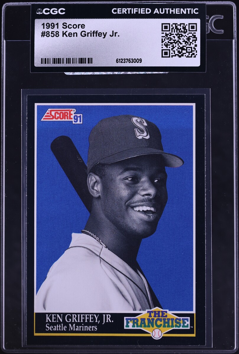 1991 Score Ken Griffey Jr. #858 CGC AUTH