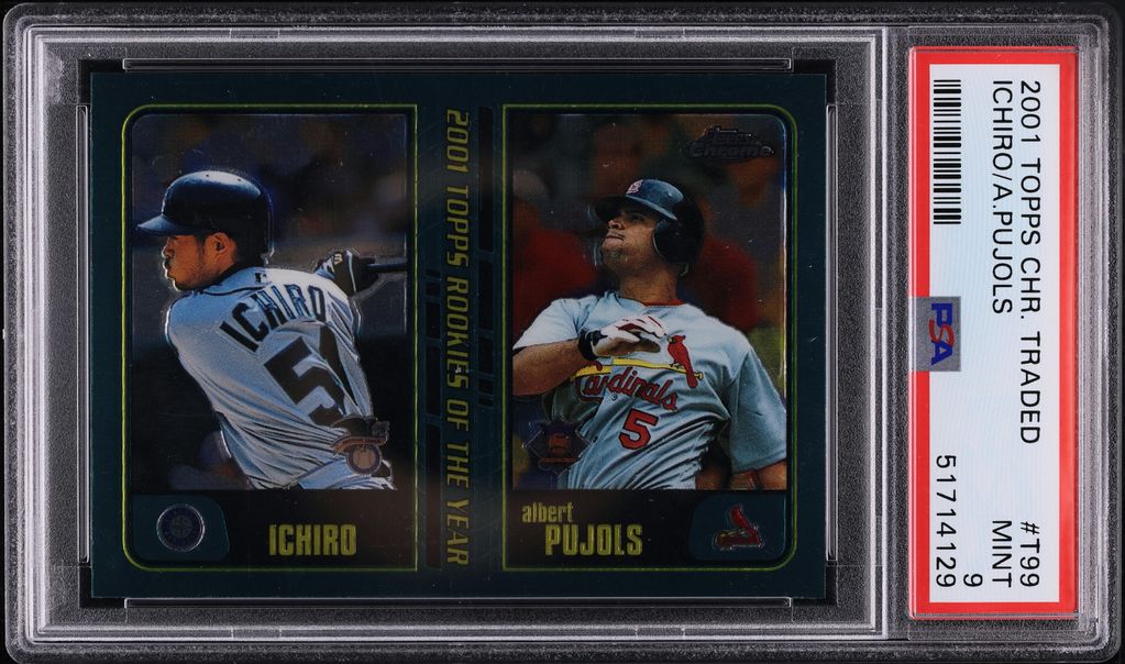 2001 Topps Ichiro ROOKIE #726 CGC AUTH on Fanatics Collect