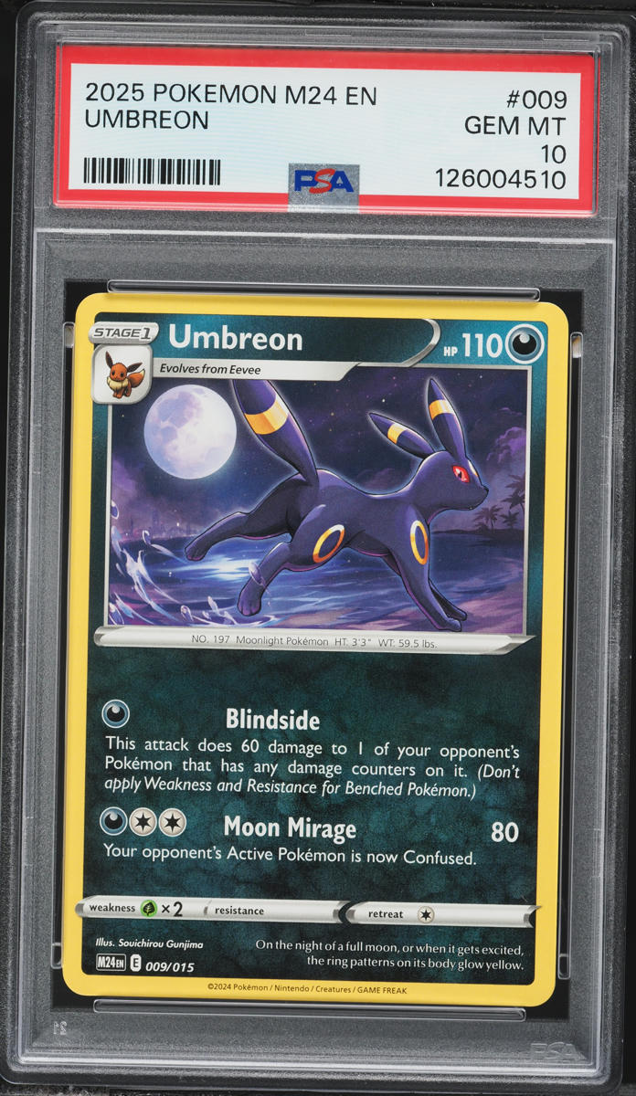 2025 Pokemon McDonald's Collection Umbreon #9 PSA 10 GEM MINT