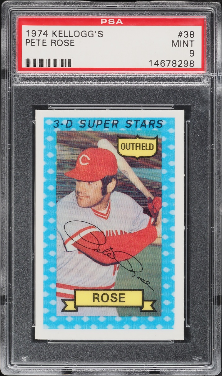 1974 Kellogg's Pete Rose #38 PSA 9 MINT