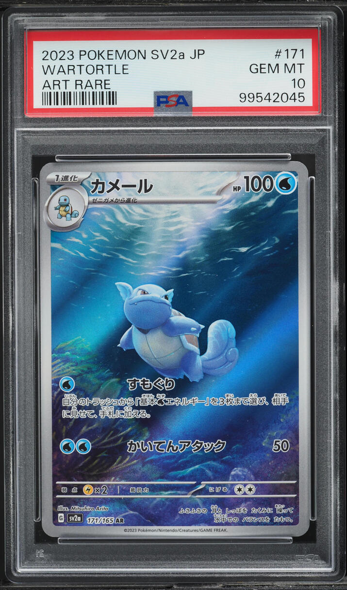 2023 Pokemon Japanese SV 151 Art Rare Wartortle #171 PSA 10 GEM MINT