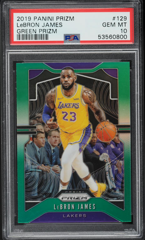 その他 2019-20 Panini Prizm Green Ice LEBRON 2019 Panini Prizm Sensational Swatches Green Ice LeBron