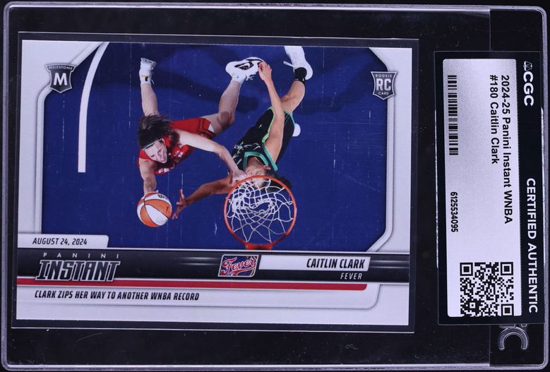 thumbnail interactive-video image 1 of 2024 Panini Instant WNBA Caitlin Clark ROOKIE The Logo #TL-15 - Limited To 2832! (Indiana Fever RC) 1 of 6
