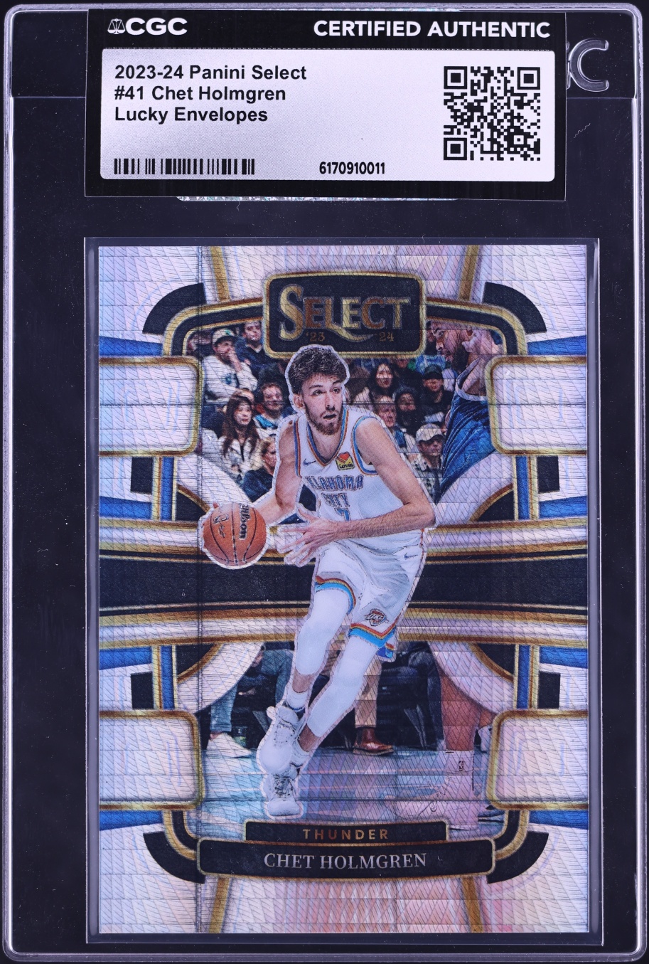 2023 Select Concourse Lucky Envelopes Chet Holmgren 1/8 #41 CGC AUTH
