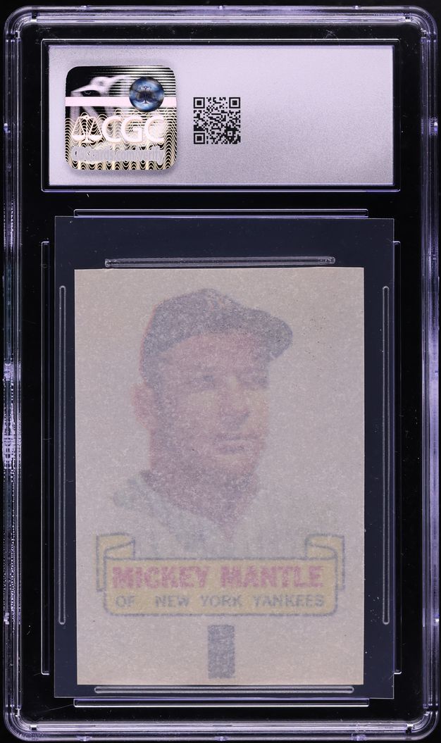 1966 Topps Rub-Offs Mickey Mantle CGC 6 EXMT