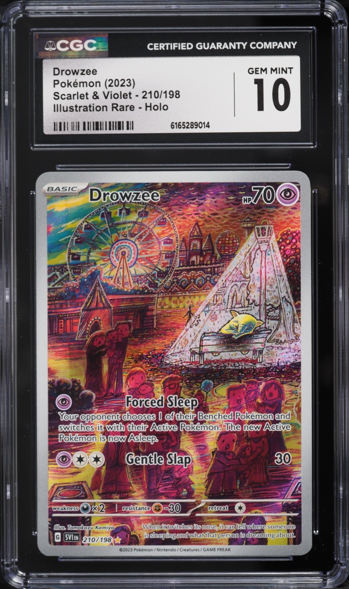 2023 Pokemon Scarlet & Violet IR Drowzee #210 CGC 10 GEM MINT