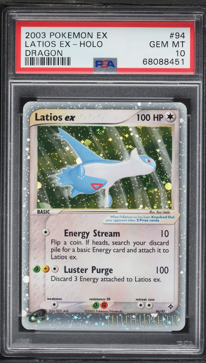 2003 Pokemon EX Dragon Holo Latios ex #94 PSA 10 GEM MINT