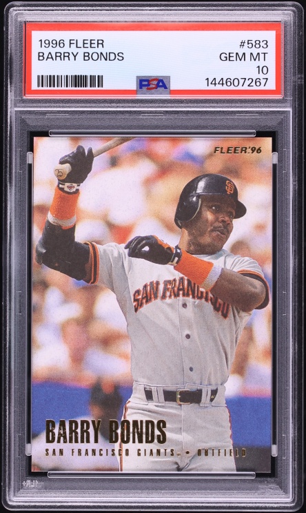 1996 Fleer Barry Bonds #583 PSA 10 GEM MINT