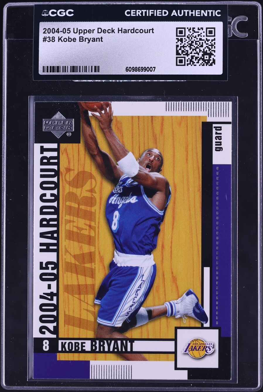 2004 Upper Deck Hardcourt Kobe Bryant #38 CGC AUTH