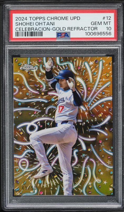 2024 Topps Chrome Refractor Shohei Ohtani #1 PSA 10 GEM MINT on