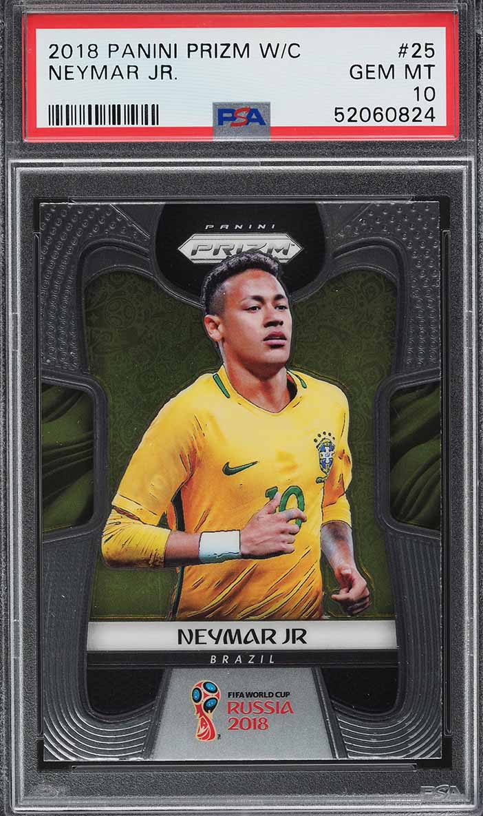 2014 Panini Prizm World Cup Neymar Jr AUTO #112 PSA/DNA 10 GEM