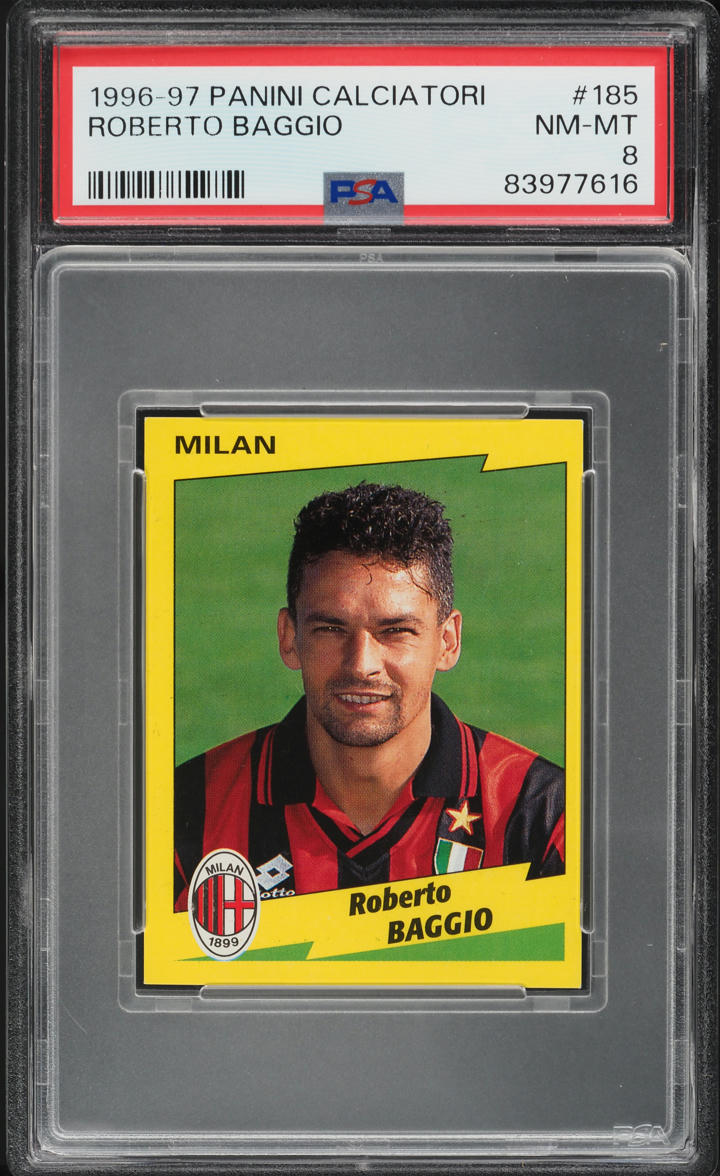 1999 Panini Soccer Roberto Baggio #39 PSA 10 GEM MINT on Fanatics