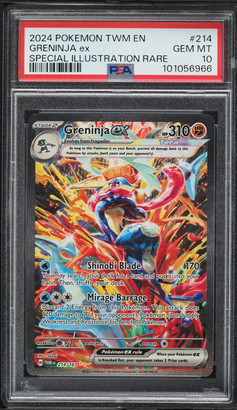 2024 Pokemon Japanese SV Crimson Haze SAR Greninja ex #90 PSA 10