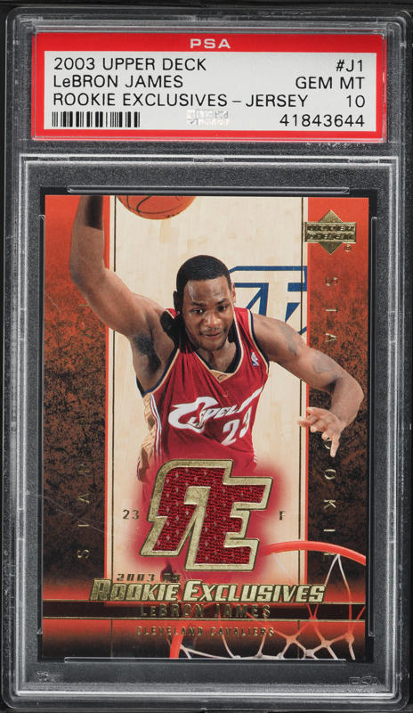 2007 Bowman Chrome Gold Refractor LeBron James /99 #23 PSA 10 GEM