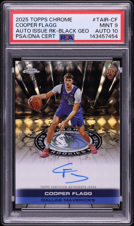 2025 Topps Flagship Real One Foilfractor Cooper Flagg ROOKIE PATCH