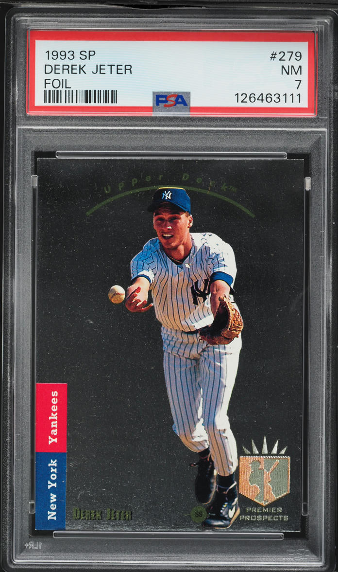 1993 SP Foil Derek Jeter ROOKIE #279 PSA 7 NRMT
