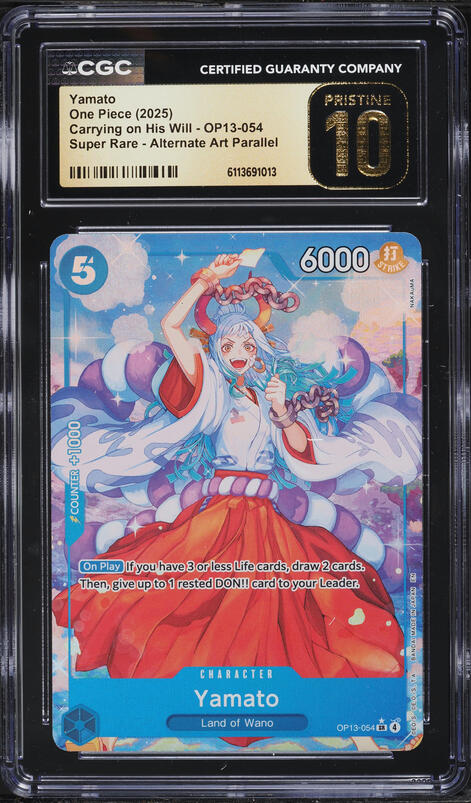 2025 ONE PIECE EN Yamato #016 プロモ 2025 One Piece Promo Cards Illustration Box Volume 2 Yamato #ST13