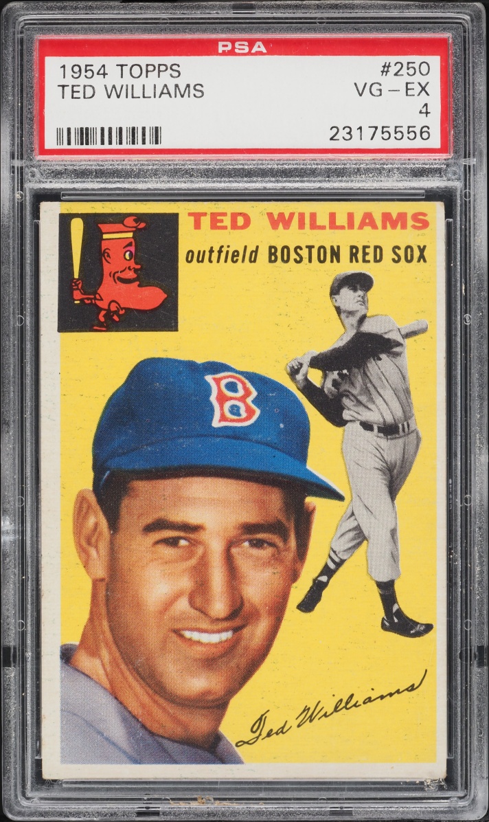 1954 Topps Ted Williams #250 PSA 4 VGEX