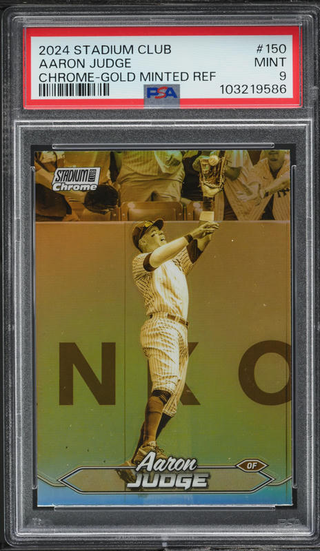 2024 Stadium Club Chrome Gold Minted Refractor Yoshinobu Yamamoto