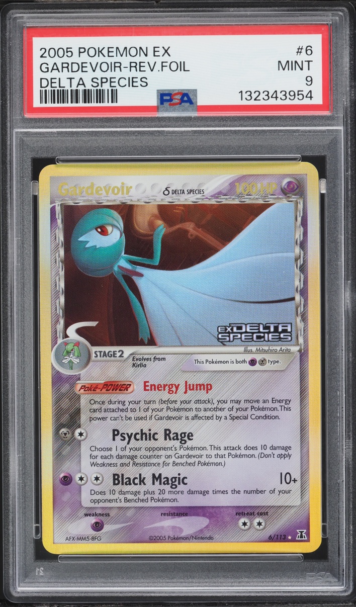 2005 Pokemon EX Delta Species Reverse Holo Gardevoir #6 PSA 9 MINT