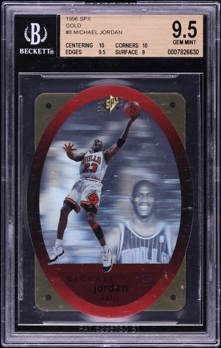 1996 SPx Holoview Heroes Michael Jordan #H1 CGC AUTH on Fanatics