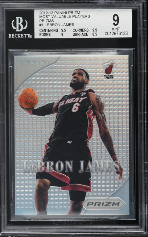 2012 Panini Prizm Silver LeBron James #1 SGC 9 MINT on