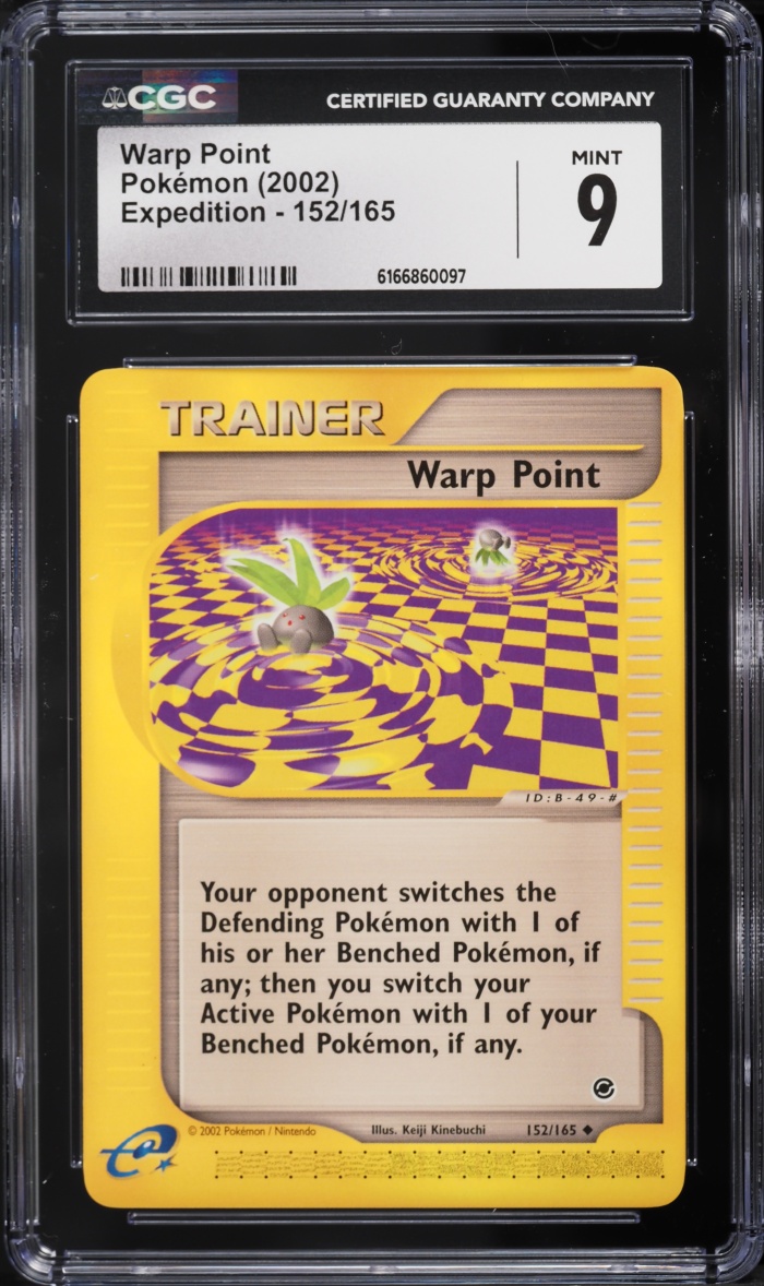 2002 Pokemon Expedition Warp Point #152 CGC 9 MINT