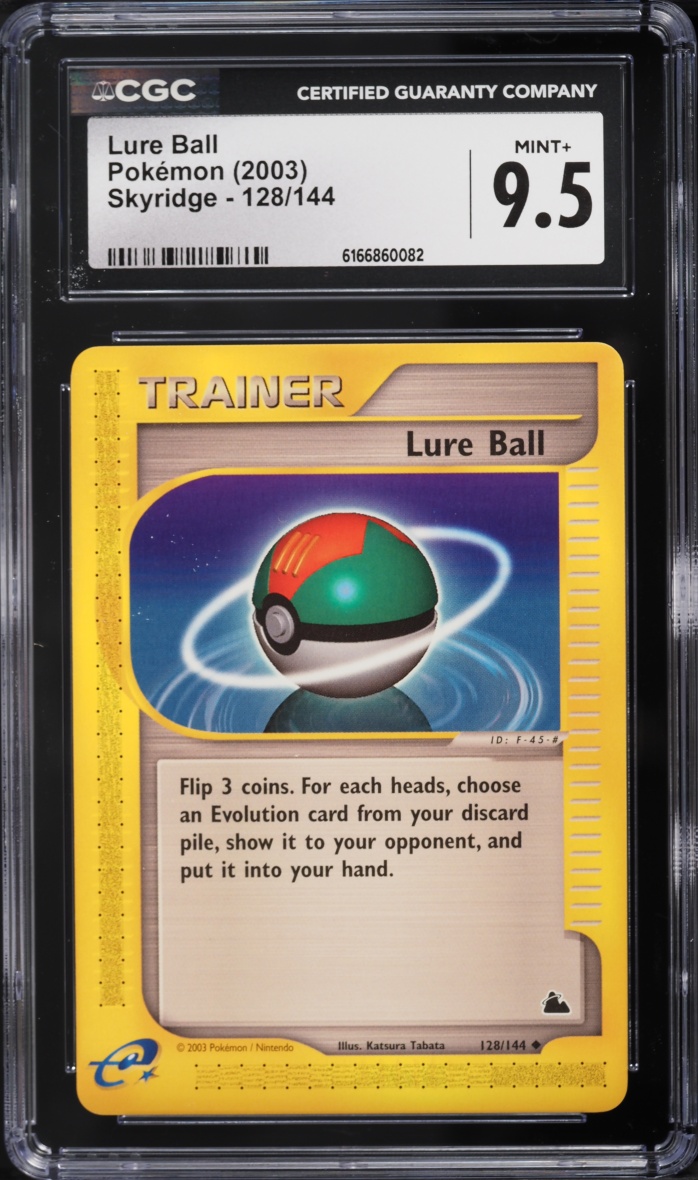 2003 Pokemon Skyridge Lure Ball #128 CGC 9.5 MINT+