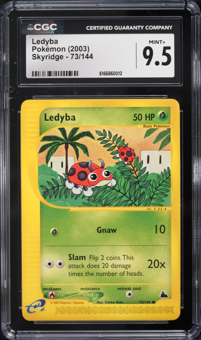 2003 Pokemon Skyridge Ledyba #73 CGC 9.5 MINT+