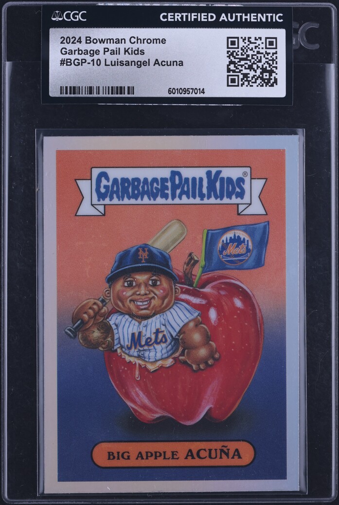 2024 Bowman Chrome Garbage Pail Kids Jackson Chourio ROOKIE BGP8 CGC