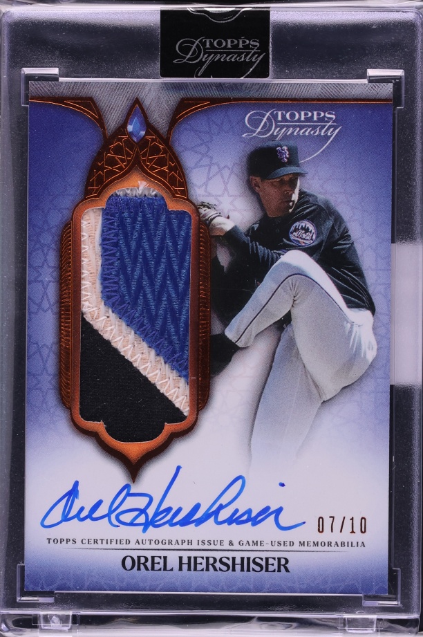 2025 Topps Dynasty Orel Hershiser PATCH AUTO /10 #DAPB-OH1 CGC AUTH