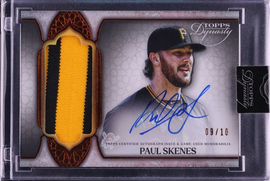 2025 Topps Dynasty Paul Skenes PATCH AUTO /10 #DAP-PS4 CGC AUTH